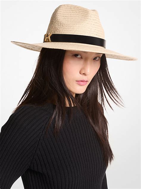 michael kors straw hat|michael kors fingerless gloves.